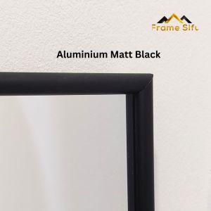 Mirror with aluminum frame 76cm x 61cm5mm