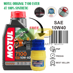 Oli Motul Ester 7100 10W-40 Full Synthetic Oli mesin 4T 1Liter