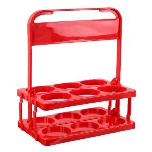 Rak Botol Wine Keranjang Bir Lipat 6pack Reusable Handheld Beer Rack Untuk Bar