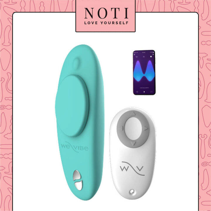 We-Vibe Moxie Panty Vibrator with Remote Control and App (Aqua) | Lazada PH