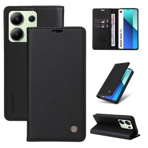 For Xiaomi Redmi Note 14 13 12 11 10 9 Pro Plus / Redmi Note 14 13 12 10 5G / Redmi Note 12S 11S 10S 9S Phone Case Leather Wallet Magnetic Card Slot Protection Flip Cover Casing
