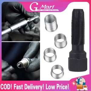 14mm Spark Plug Rethread Rethreader Repair Tap Tool Reamer Inserts Kit Professional Spark-Plug-Helicoil