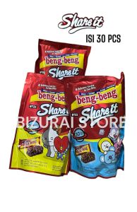 BENG BENG WAFER COKLAT CARAMEL CRISPY / Share It 30 pcs / BENGBENG CARAMEL COKLAT