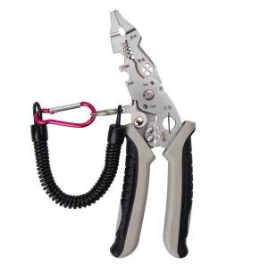 Kìm Tuốt Dây Điện Đa Năng 12 Trong 1 - Kìm Khuỷu Inox Chức Năng Quấn Dây Tách Dây Vặn Đai Ốc