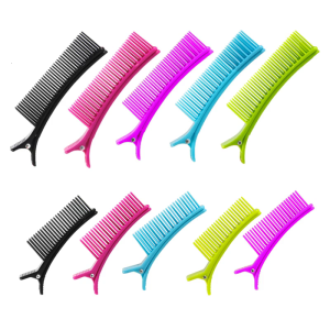 6 miếng giữ vững kẹp tóc kết cấu Grip thiết kế cho hiệu quả cắt tóc màu sectioning và công cụ tạo kiểu