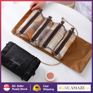 4 In 1 Detachable Makeup Travel Bag Travel Wash Bag Travel Cosmetic Organizer Pouch Bag