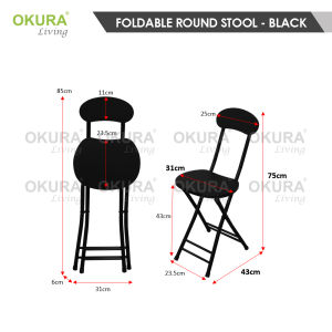 OKURA Foldable Table Folding Dining Home Eating Computer Desk Field Light Weight Potable Stall Meja Lipat Meja Makan