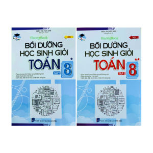 Sách - Combo Bồi dưỡng học sinh giỏi toán 8 - tập 1 + 2 ( theo chương trình giáo dục phổ thông mới ) (BT)