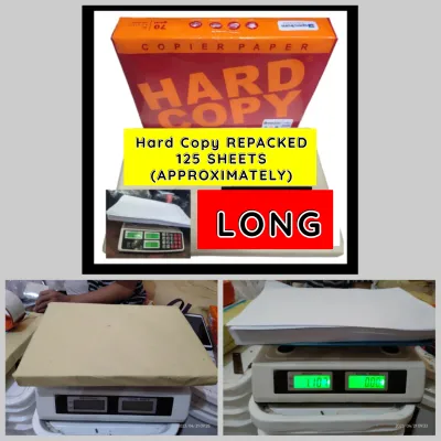 500 SHEETS / 1 WHOLE Ream / Hard Copy Bond Paper Short Bond Paper Size 8.5x11 inch 1 Ream Substance 20 70gsm LEGIT 100% 500 sheets 250 SHEETS 125 SHEETS