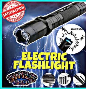 LED 1101 FLASHLIGHT MULTIFUNCTION RECHARGEABLE  Type Light Flashlight (StunGun)