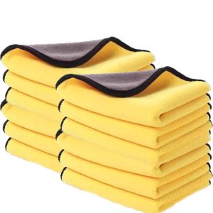 (10แถม10) ผ้าเช็ดรถ ผ้าไมโครไฟเบอร์ 30x30cm ผ้าอเนกประสงค์ ชนิดหนาพิเศษ เกรดพรีเมียม