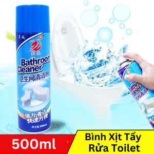 Chai xịt vệ sinh nhà tắm đa năng (500ml) - Bình xịt bọt tuyết làm sáng bóng các vật dụng trong nhà vệ sinh