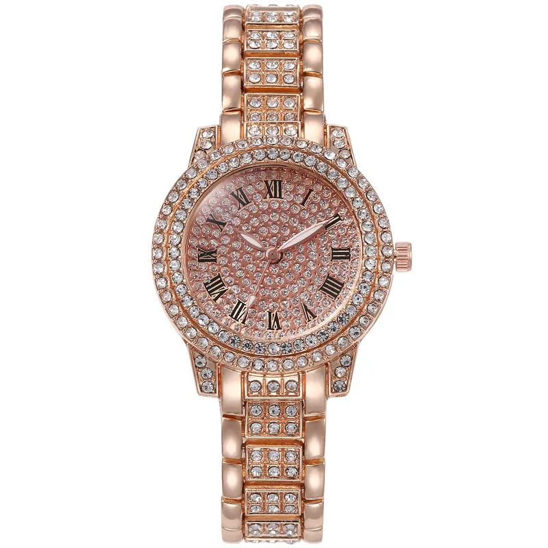 Hot Fashion Women Luxury Diamond Watches Bracelet Ladies Quartz