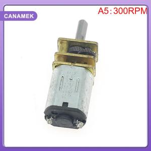 【CANAMEK】 Micro N20 Gear Motor Slow Speed Metal Gearbox Reducer Electric Motor DIY Toy