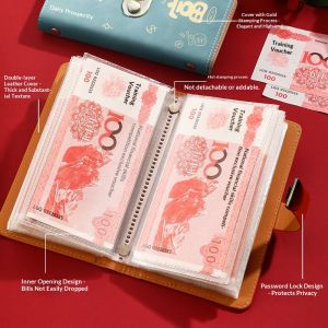 QIHUISHI 2025ใหม่หนังสือประหยัดเงิน Gembok KATA Sandi พร้อมการออกแบบที่สร้างสรรค์ปกหนังสองชั้นพร้อมล็อคนิรภัยแบบซ่อน