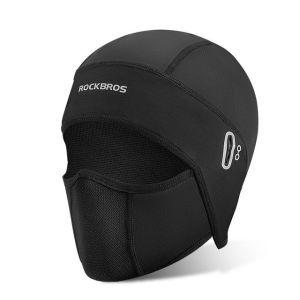 ROCKBROS Motorcycle Mask Summer Face Mask Breathable Quick Drying Headwear Running Sports Moto Ice Silk Cycling Masks