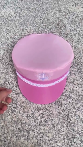 Thêu Mũ Thuyền Trưởng Billycock Trang Phục Cho Phụ Nữ Thanh Thiếu Niên Cho Thủy Thủ trang phục dự tiệc trang phục bé gái Cosplay