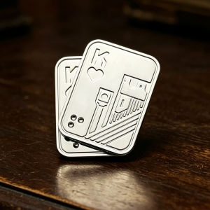 Brand new metal lightning infinite position push slider for stress relief desktop kinetic energy venting creative finger toy EDC Toy Snap Cards
