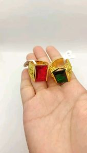 [ N81 ] Nhẫn Nam Phong Thủy Chạm Rồng mạ vàng 18K Bản Vuông Mẫu N9 - Mang Nhìn Rất Mạnh Mẽ - Đi Chơi Đi Tiệc Rất Sang - Tubi Cony