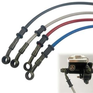 Dây Phanh ống dẫn dầu xe máy 60/90/120cm thép bện Ống ly hợp khí lắp đặt dễ dàng sử dụng cho xe đạp địa hình