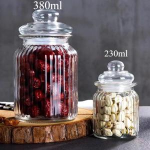 Glass Sealed Cans Food Storage Jars Spice Bottles Storage Transparent Jar Bottles Snacks Storage Food Kitchen Preservation Oxygen Barrier Sealing Large Capacity Storage Essentials
