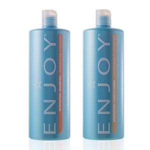 Enjoy Hydrating Shampoo & Conditioner Duo – Daily Gentle Cleanse & Moisture for Soft Shiny Manageable Hair – Lightweight Sulfate-Free & Color Safe – 10.1 oz