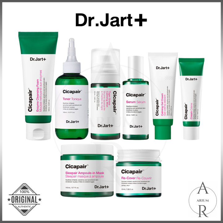 DR. JART+ Cicapair Enzyme Cleansing Foam / Sleepair Ampoule-in Mask ...