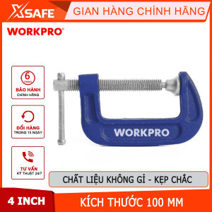 Cảo chữ C 4 inch 100mm Workpro - WP232019