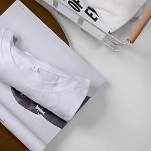 G72025 New style lapel summer casual short sleeve mens business polo Trendy Color-Block Striped Collar T Mens Shirt 7/7