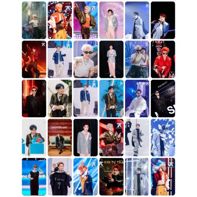 Lomo card 30 ảnh 1 mặt bo góc Captain Boy - FB