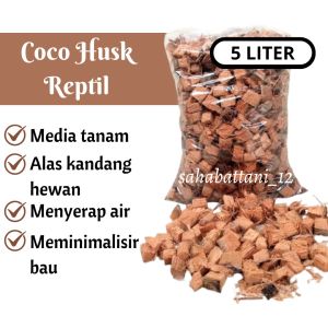 Cocohusk reptil potongan sabut kelapa / cocochips media tanam