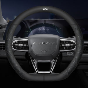 NEW Style Car Steering Wheel Cover Breathable Anti Slip Leather For Chery Tiggo 3 4 5 7 PRO 8 Omoda 5 Eastar Maxime QQ 2024 2023 Accessories