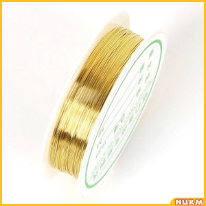 Nurm Copper wire for DIY Bracelet Necklace Gold Silver 0.2-1mm Colorfast Beading Wire for Jewelry