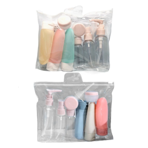 Travel Friendly Squeeze Bottles With Enhanced AntiSpill Technology Heat Resistant Silicone For Shampoo Lotion Transportation