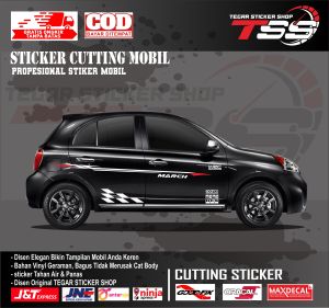 sticker mobil nissan march sticker lis mobil nissan march sticker mobil sticker motif variasi body mobil keren