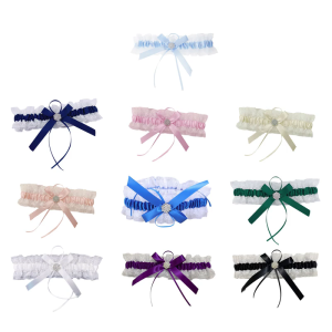 Elastic Leg Garters Belt Bridal Wedding Garter for Bride Lace Garter Belt Lace Garter Toss Prom Party Garter for Womens