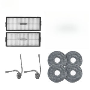 Bộ phận thay thế cho máy hút bụi Roborock Qrevo 2 Pro / Qrevo Curv 2 Pro / Saros 10R / Saros 20 / Qrevo Edge 2: chổi chính chổi bên miếng lau bộ lọc túi đựng bụi bộ phận khử mùi.
