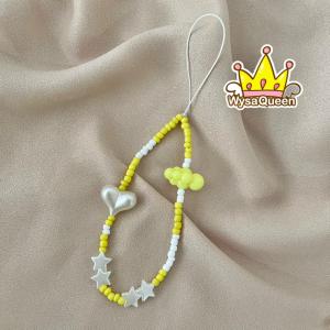Strap Phone Cloud Gantungan Handphone Love Awan Mote Manik