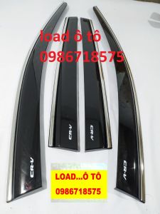 Vè Che Mưa Chỉ Inox Xe Honda CRV 2026-2018 Mẫu Chỉ Inox Cao Cấp