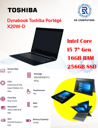 TOSHIBA PORTÉGE X20W-D dynabook V62/FS Toshiba Portege X20W-D