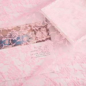 Floral Embroidered Lace Fabric 100x150cm Lace Fabric Ribbon Curtain Accessory for Wedding Dress Gown Sewing Project