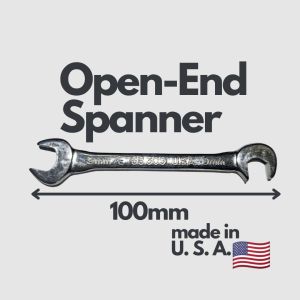SG Stock : Made in USA. Open End Spanner. Size is 9mm. Length : 100mm.
