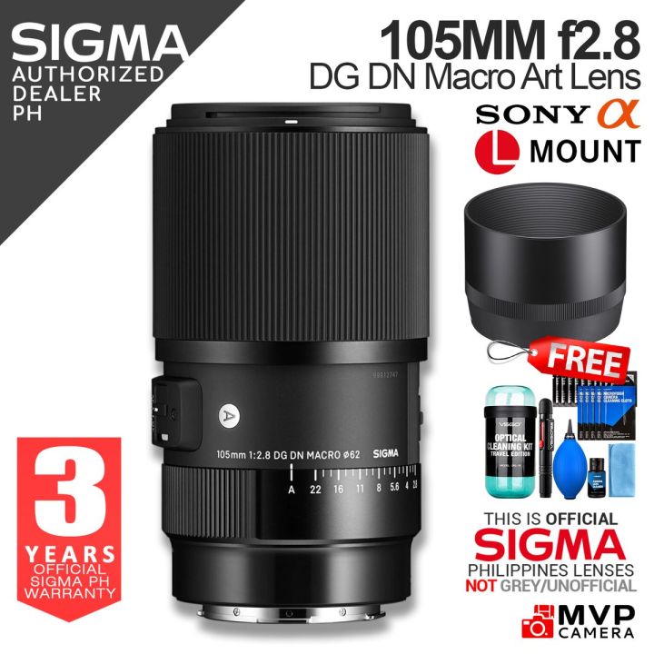 official ph sigma 105mm f2 8 dg dn macro art lens fe e mount l mount