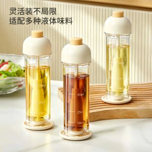 New Bottom-Spray Oil Sprayer Wide Fan Spray No Drip & No Residue with Scale Mark Oil Control Bottle for Air Fryer & Low-Fat Cooking
