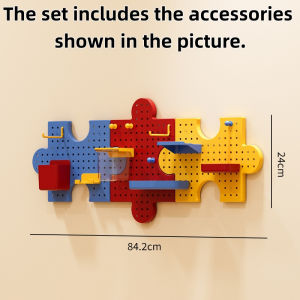 [SG Stock]Dopamine Home Colorful Pegboard Wall Organizer DIY Puzzle Pegboard For Office