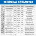 Three Phase Adjustable Over and Under Voltage Protector 3 Phase 63A 380V Automatic Recovery Protective Device Reset. 