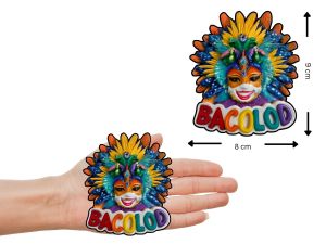 Bacolod Souvenir Rubber Ref Magnet – Fridge Magnet | Travel Souvenir Gift