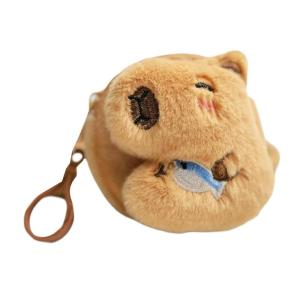 Độc đáo capybara thiết kế sang trọng chủ phim hoạt hình túi lưu trữ phím và Dụng cụ thu gọn tai nghe cho trẻ em và người lớn