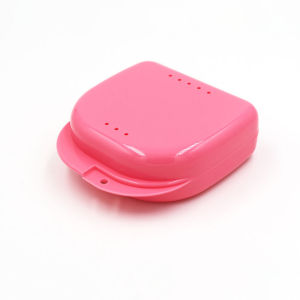 ItemMart Retainer case 5 colors Denture Bath Box Case False Teeth Appliance Container Storage Boxes