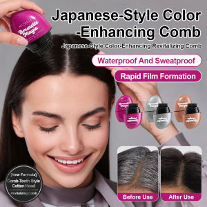 Hair Color Comb Gray Hair Coverage Root Touch Up Hair Dye Brush Easy Application Portable Hair Coloring Tool